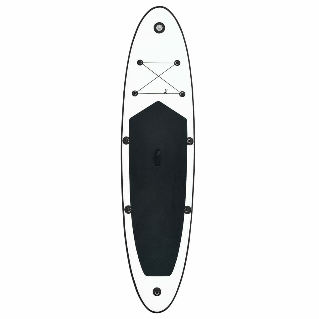Inflatable Paddleboard Set Black and White Y701