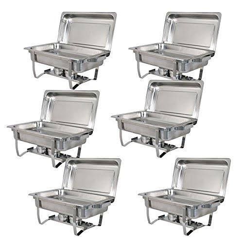 Stainless Steel Chafing Dish 8 Quart Buffet Warmer Tray Kit X65739