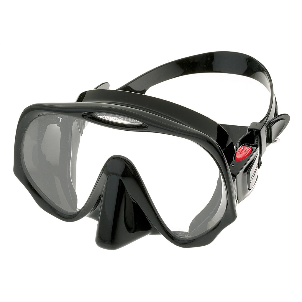 Frameless Scuba Diving Mask - Clear/Purple - Medium E1991