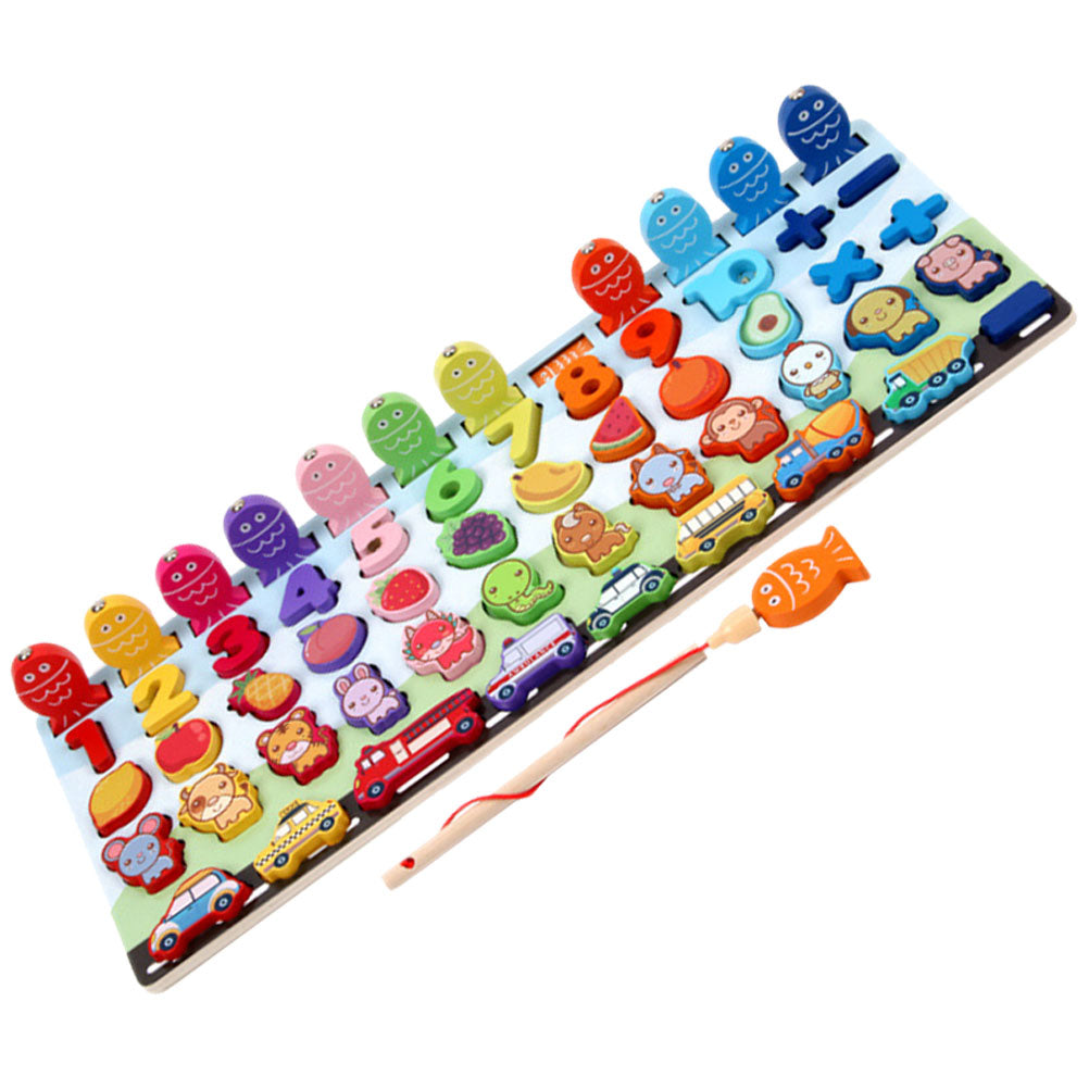 Wooden Fishing Toy Building Block M156