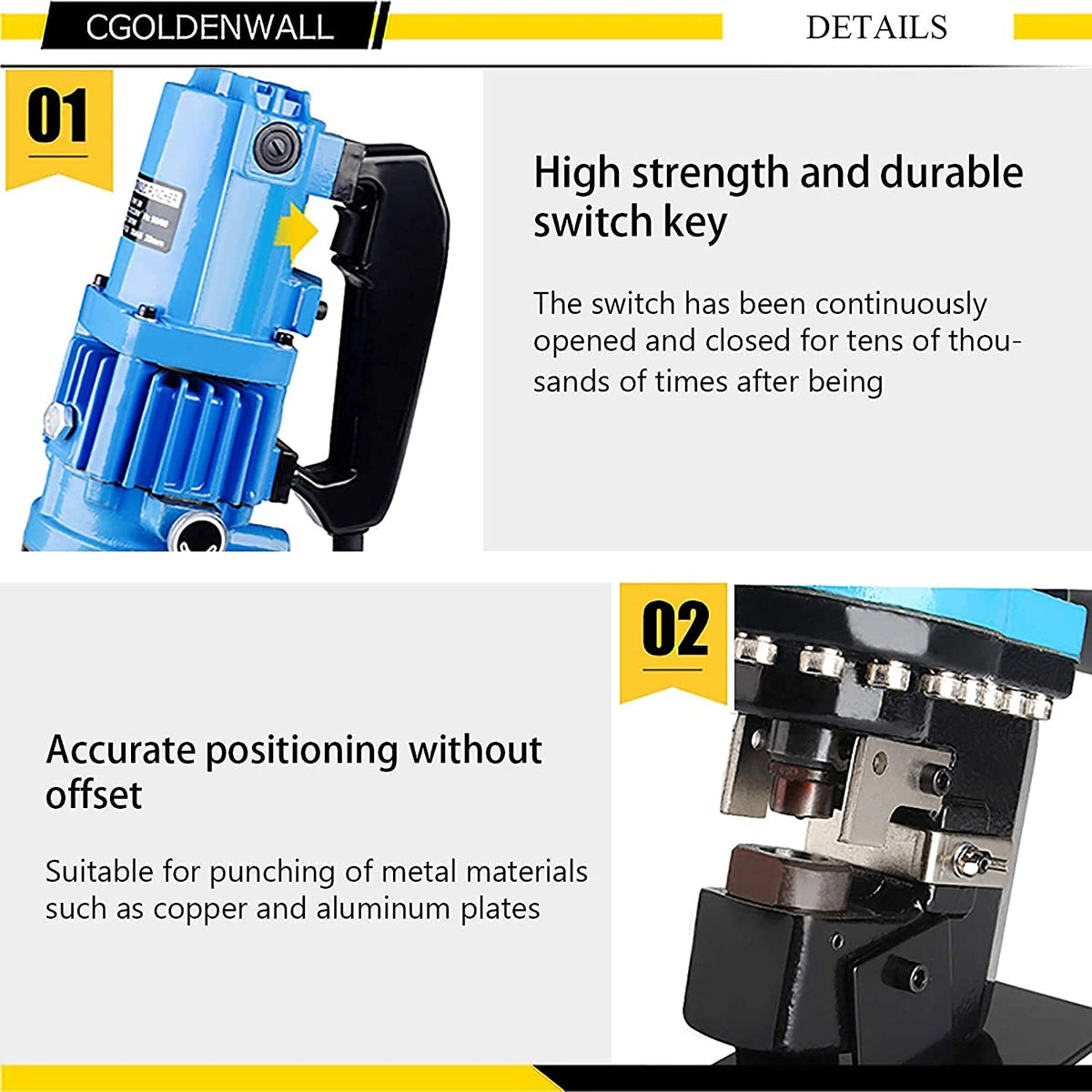 1200W Hydraulic Hole Punching Tool K618247