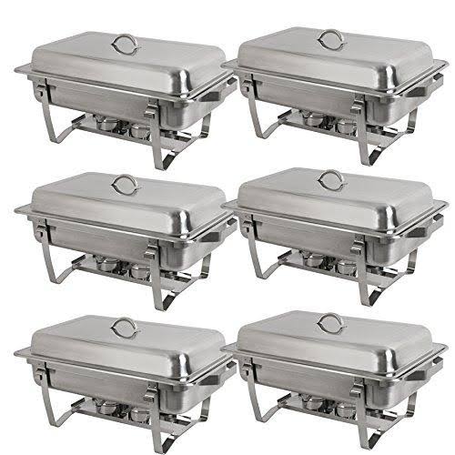 Stainless Steel Chafing Dish 8 Quart Buffet Warmer Tray Kit X65739