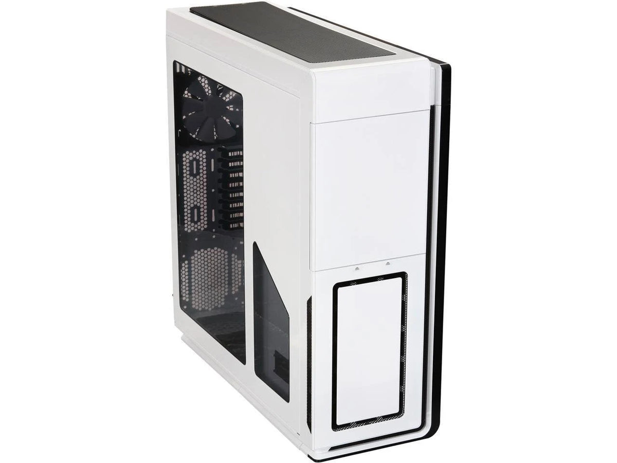 White Aluminum ATX Full Tower Computer Case F262022