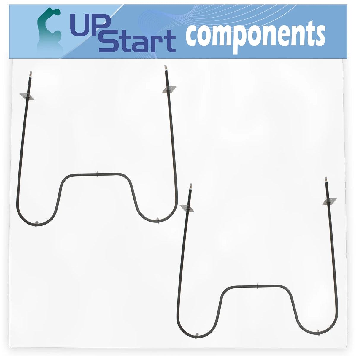 2-Pack Bake Element Replacement for Range Heating Element I836