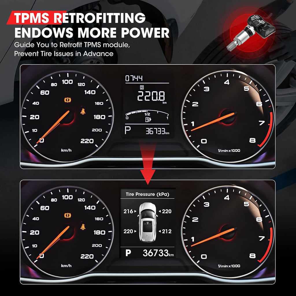 Autel MaxiPRO MP808TS Diagnostic Scanner with TPMS Programming Tool P411