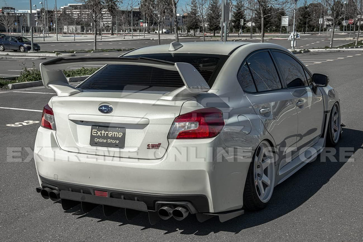 ABS Plastic Primer Black Rear Trunk Spoiler U810