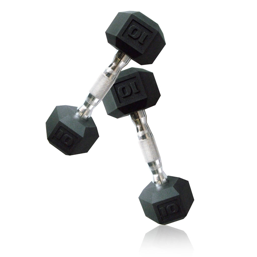 Coated Hex Dumbbells Pair 10lbs C227