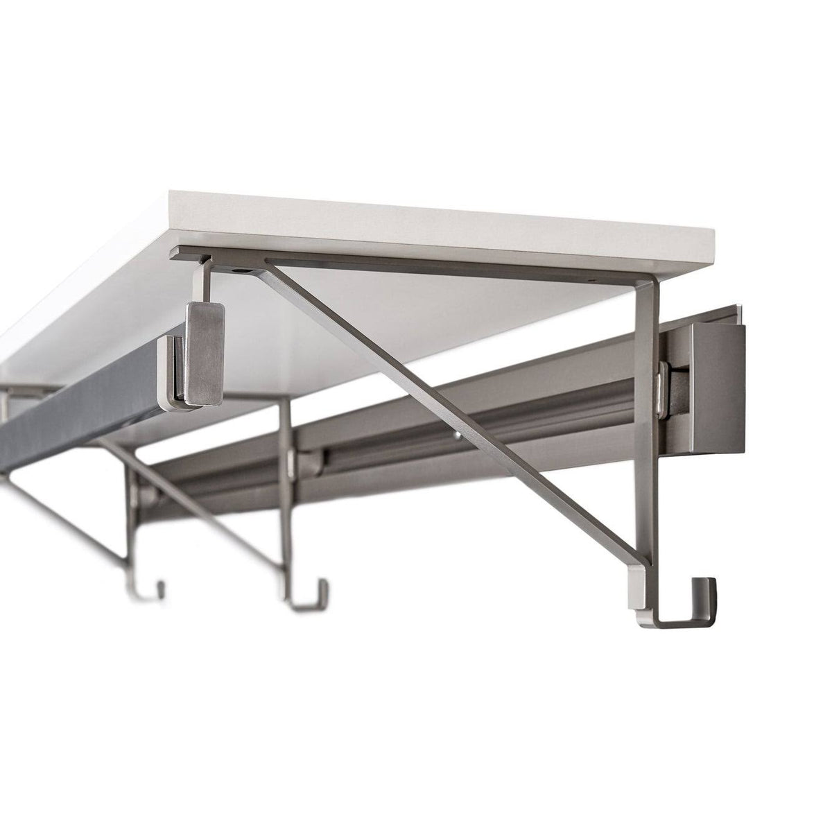 Heavy Duty Closet System in Espresso and Silver U622487