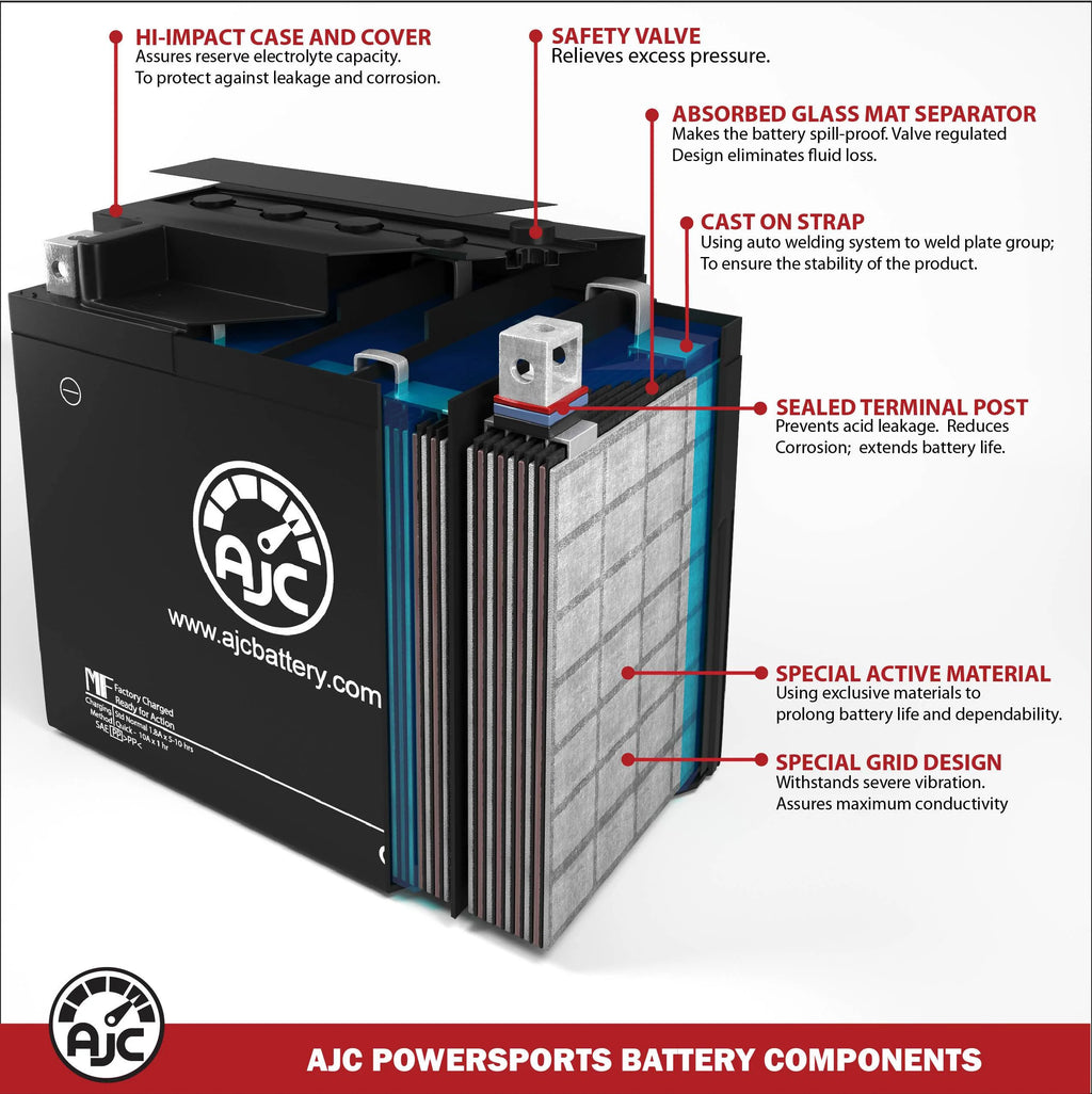 12V 600CC Snowmobile Replacement Battery Q19669