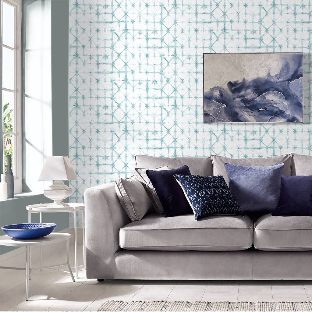 Indigo Aqua Wallpaper A542577