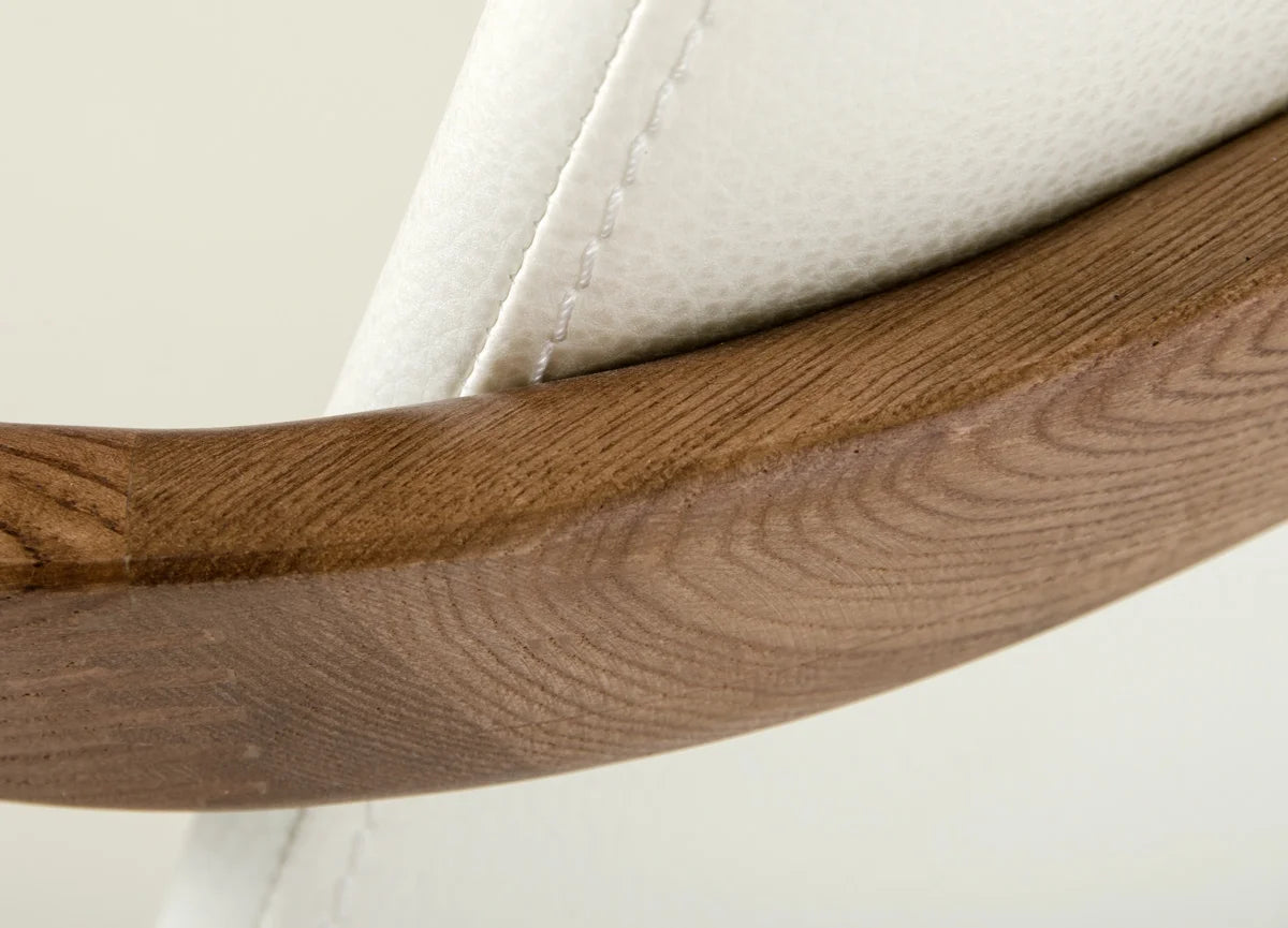 Walnut Cream Dining Chair F7914