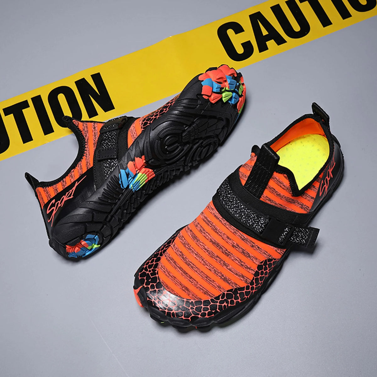 Orange Quick-Dry Water Shoes N659