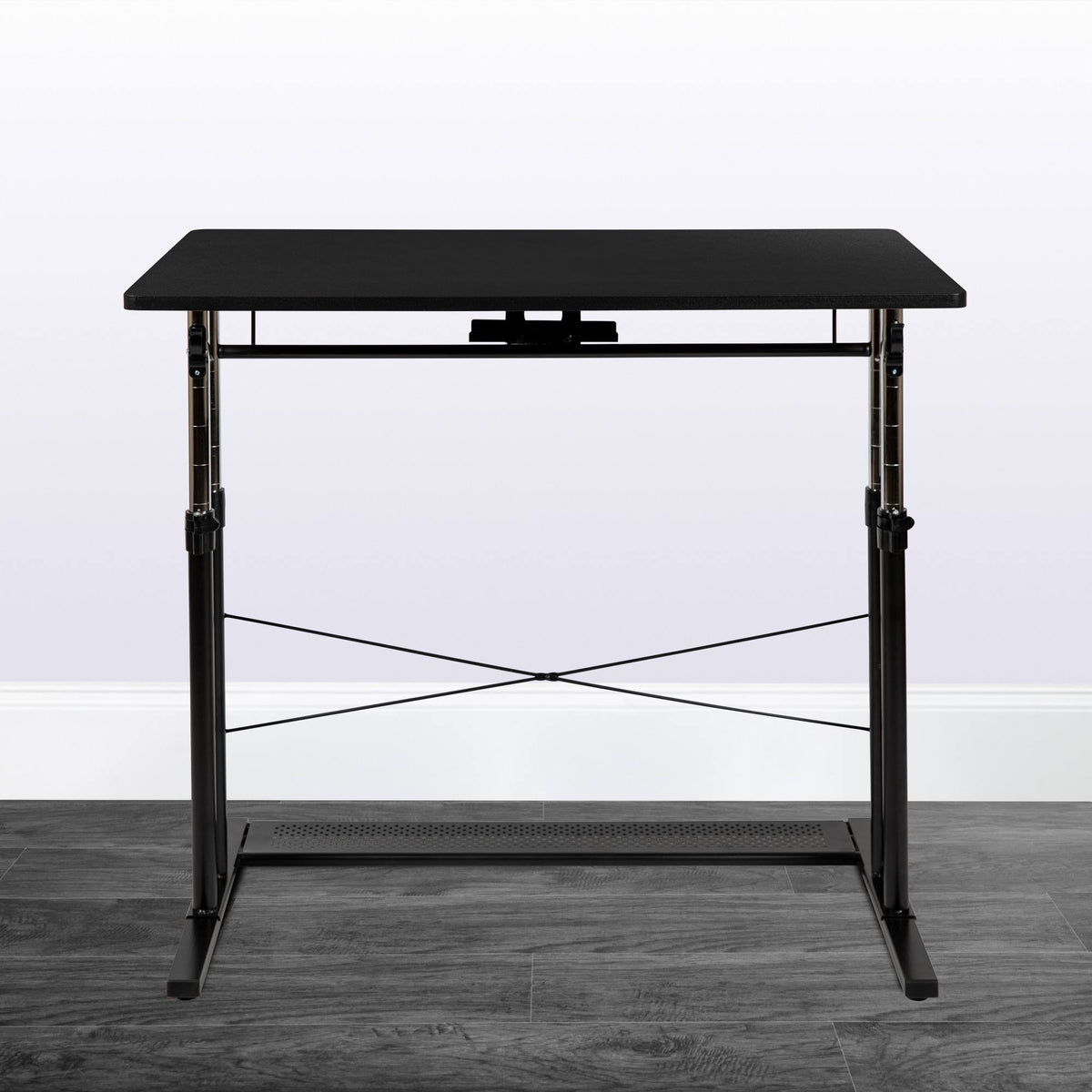 Black Rectangular Sit/Standing Desk U82761