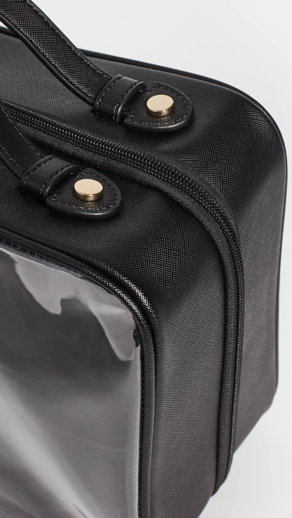 Clear Cosmetic Case Black One Size O3463
