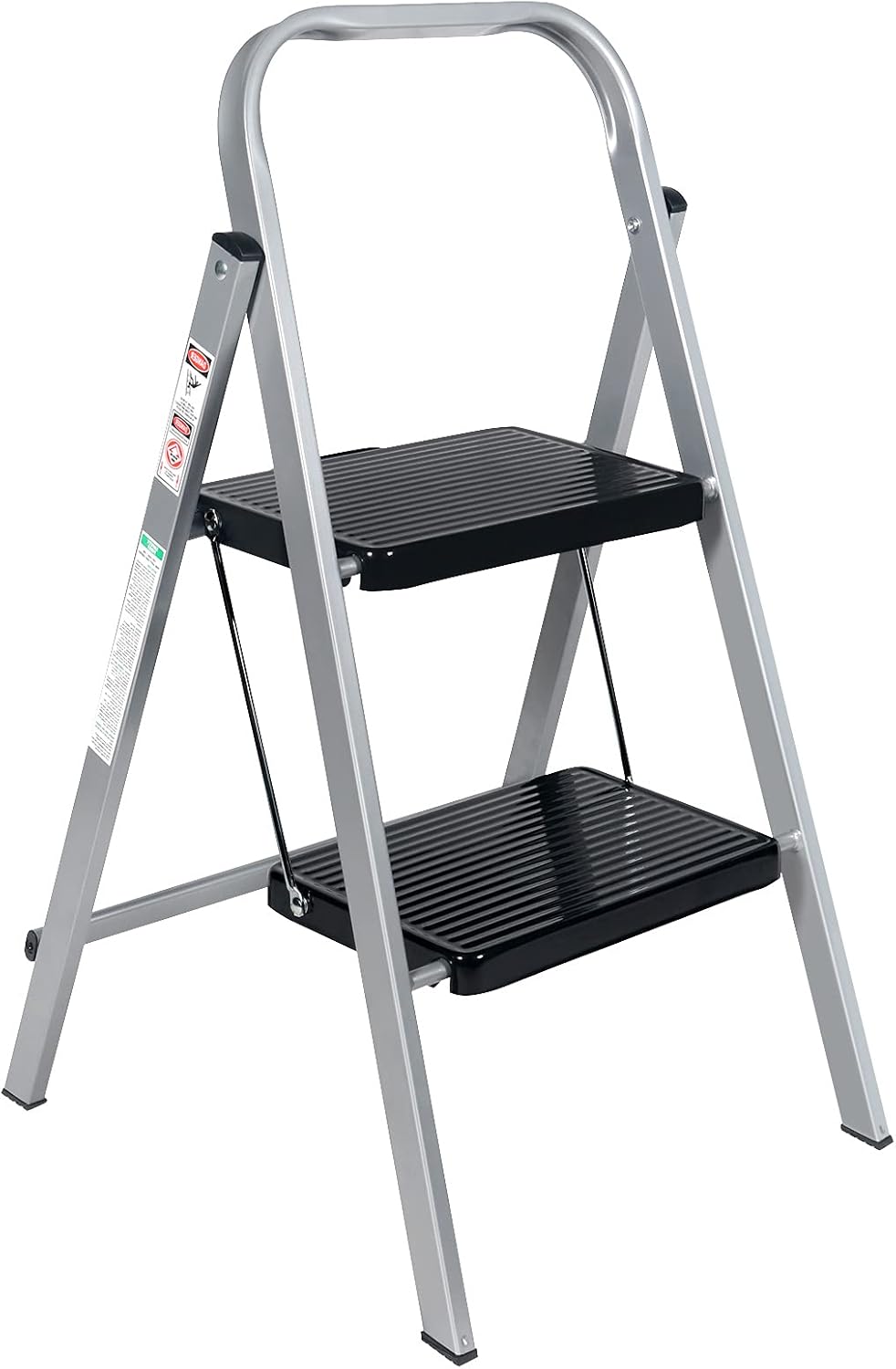 2 Step Folding Step Stool with Anti-Slip Feet O116273