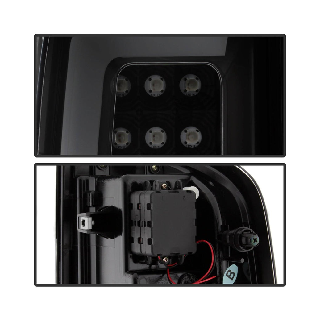 Black Smoke LED Tail Lights U3458