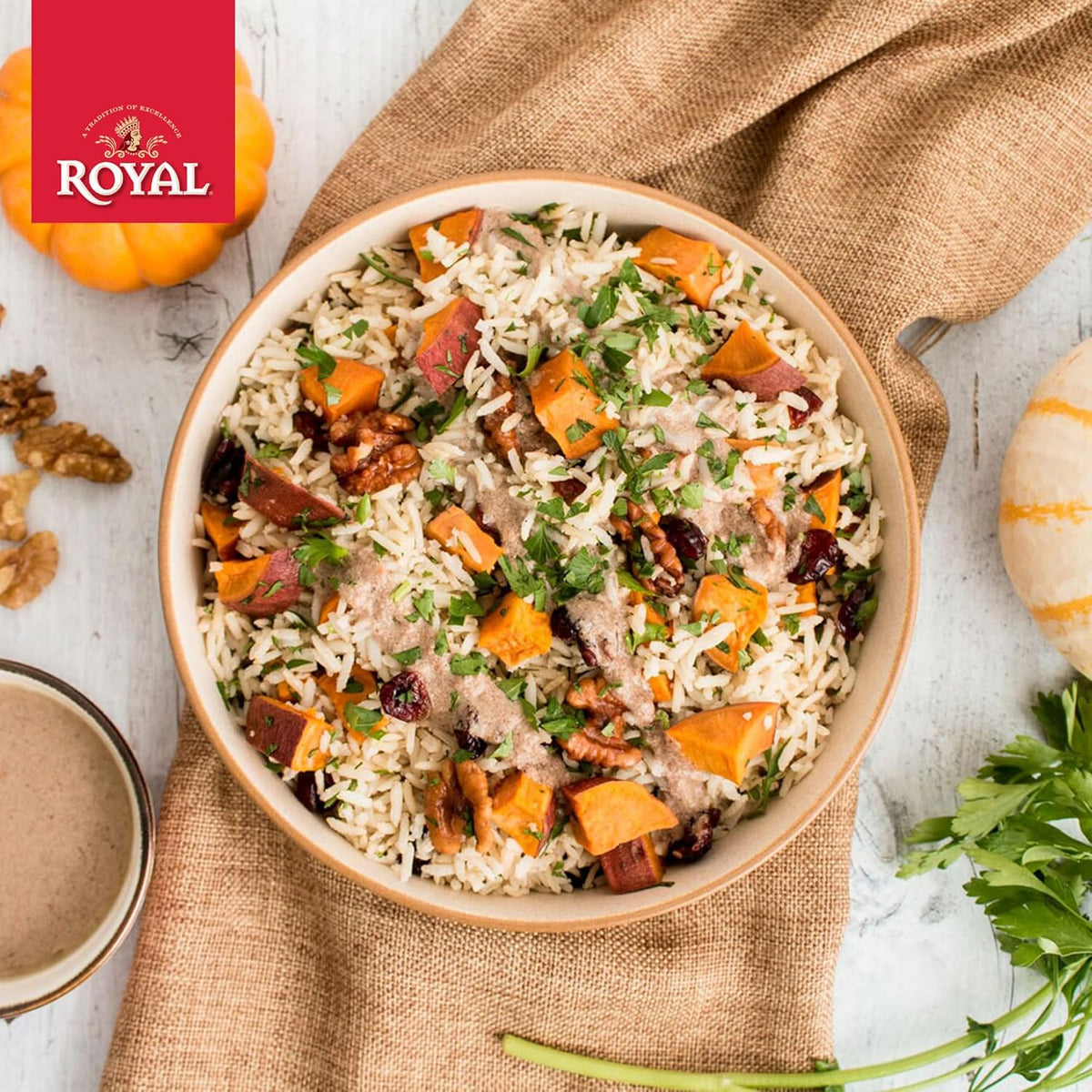 Basmati Brown Rice Whole Grain - 10 Pounds F949445