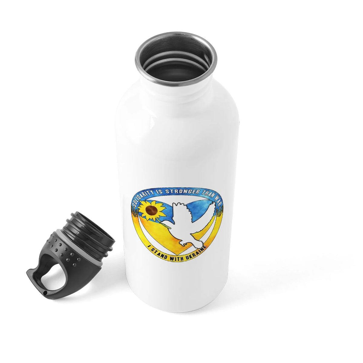Stainless Steel Water Bottle, 1.0L F446547