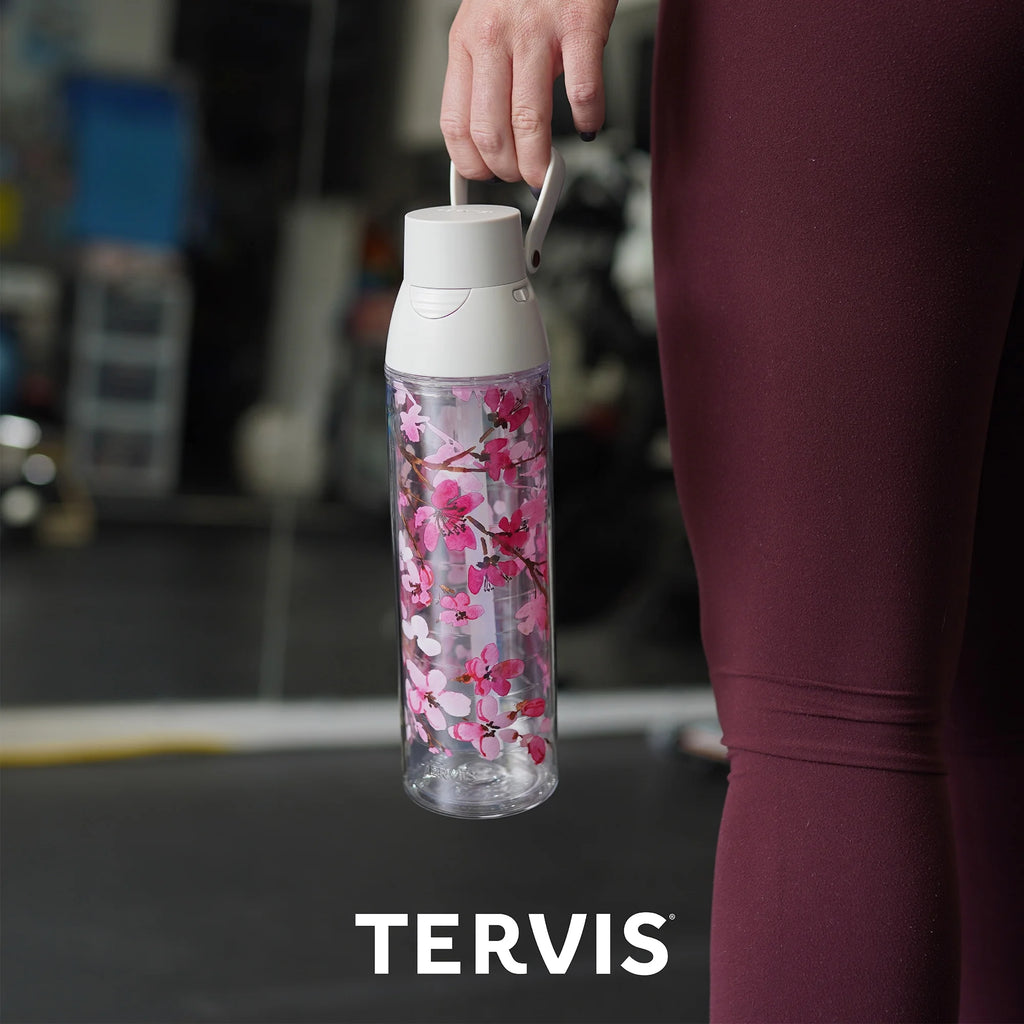 Tervis Shamrock Double Walled Insulated Tumbler Travel Cup, 24oz Venture Lite Water Bottle G35471