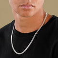 Cuban Link Silver Chain 5mm H1369
