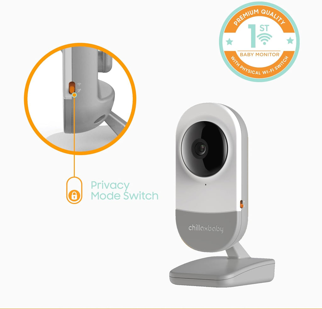 Baby Monitor with Camera & Control Unit, 4.3 Screen, 1080p Full HD, Night Vision U35176