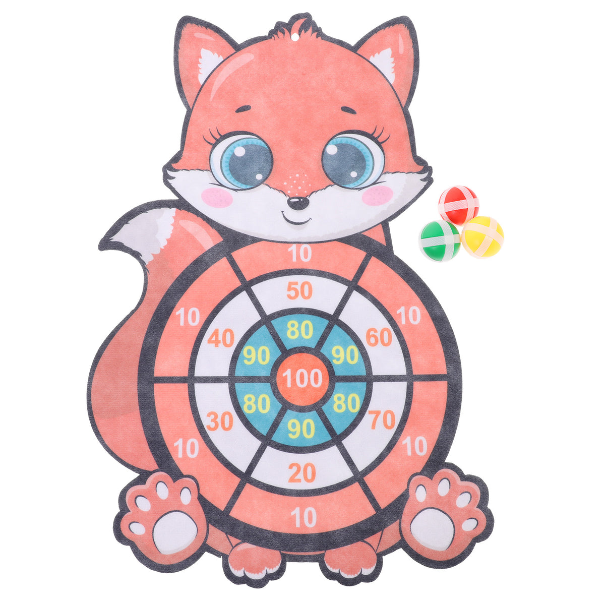 Sticky Dart Ball Toy Set with Dart Board Target V9105