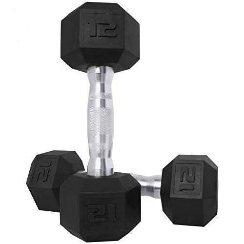 Coated Hex Dumbbells Pair 10lbs C227