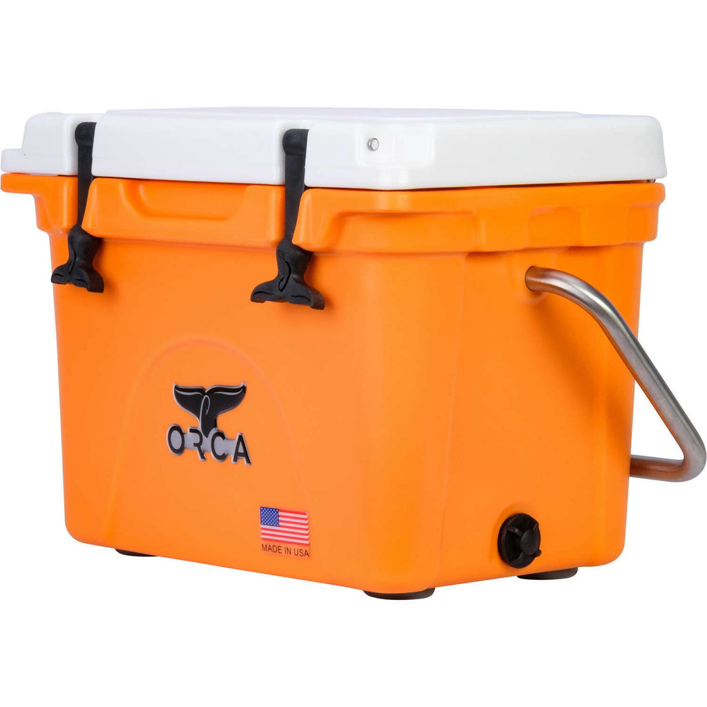 Extra Heavy Duty 20-Quart Coolers - Orange/White F657084