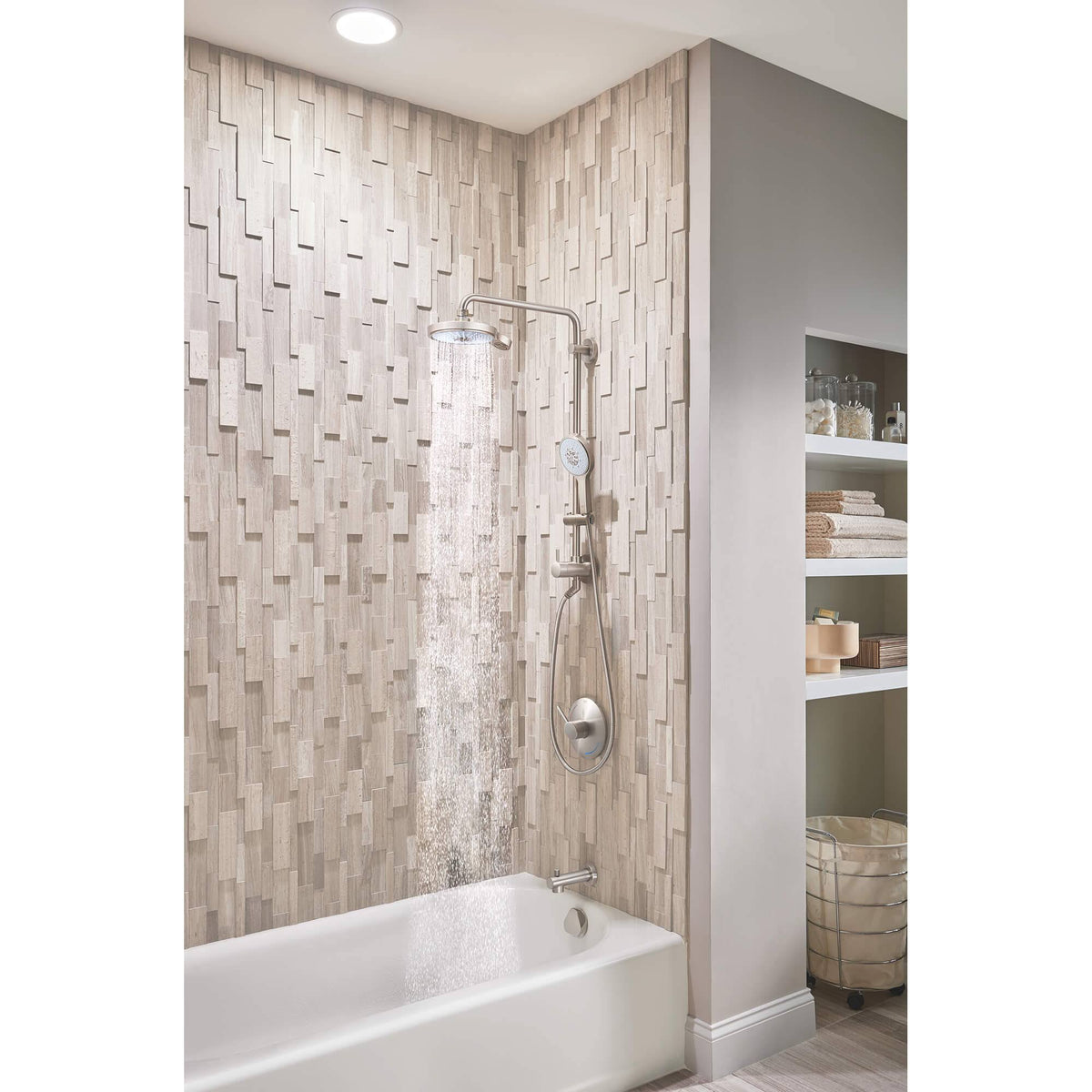 Brushed Nickel Shower Head L61239