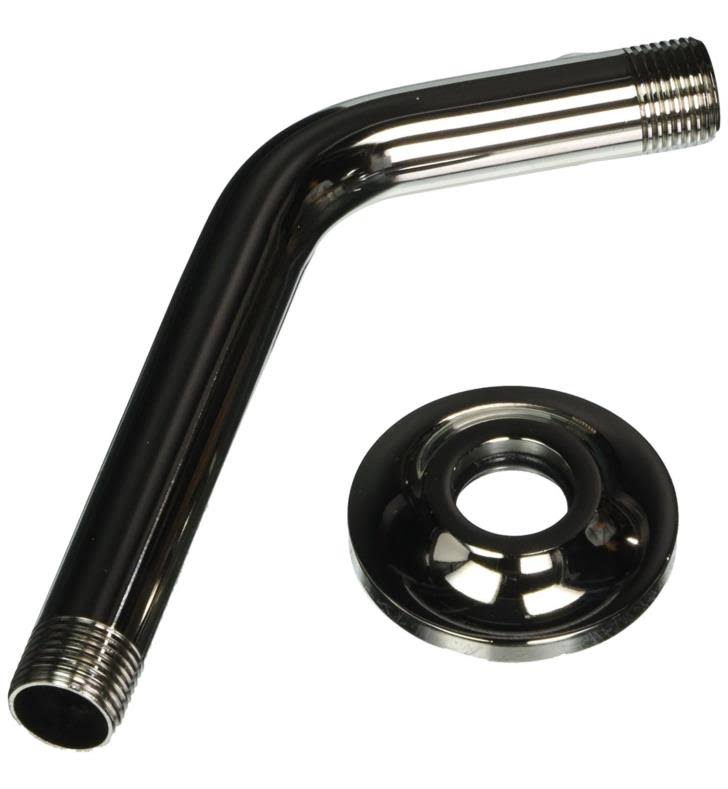 Satin Copper Showerarm with Escutcheon J988