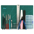 19pcs DIY Modeler Basic Tools Craft Set Hobby Model Building Kit Grinding W29891