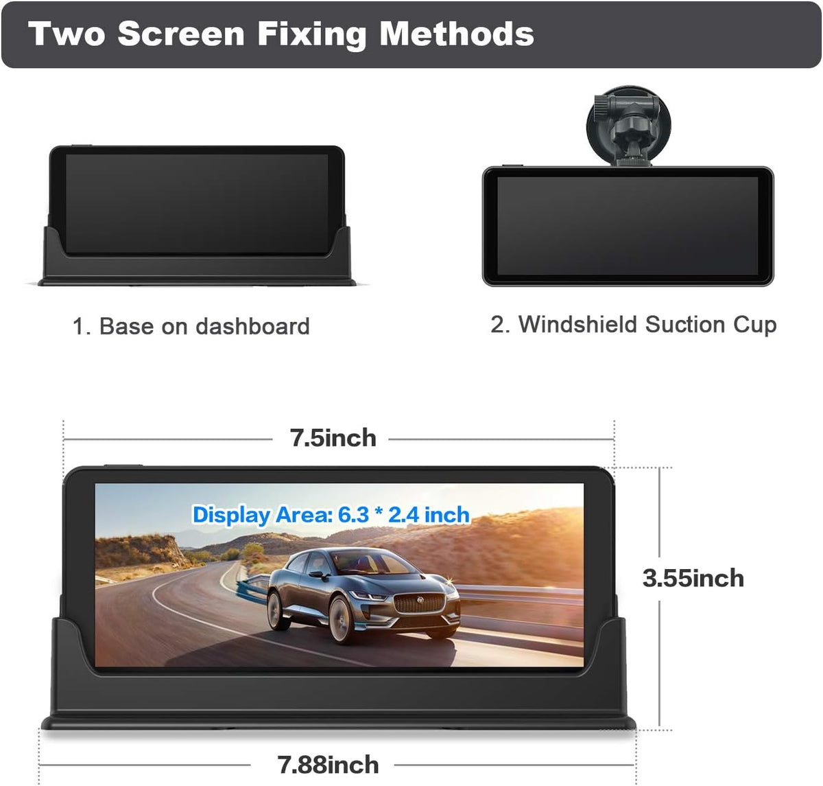 7 inch HD Backup Camera and Monitor Kit with 49ft Wired Rear Camera O45574