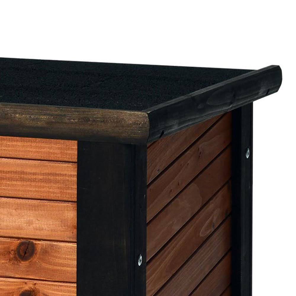 Natural Log Cabin Dog House J393800