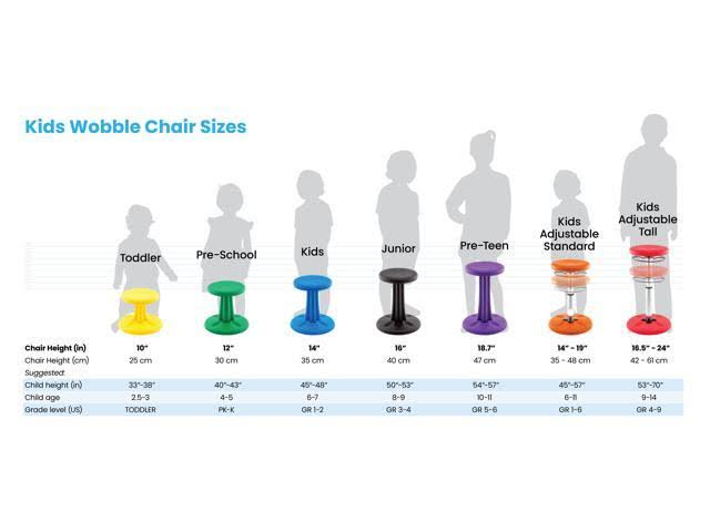 Grey Adjustable Wobble Chair Z274