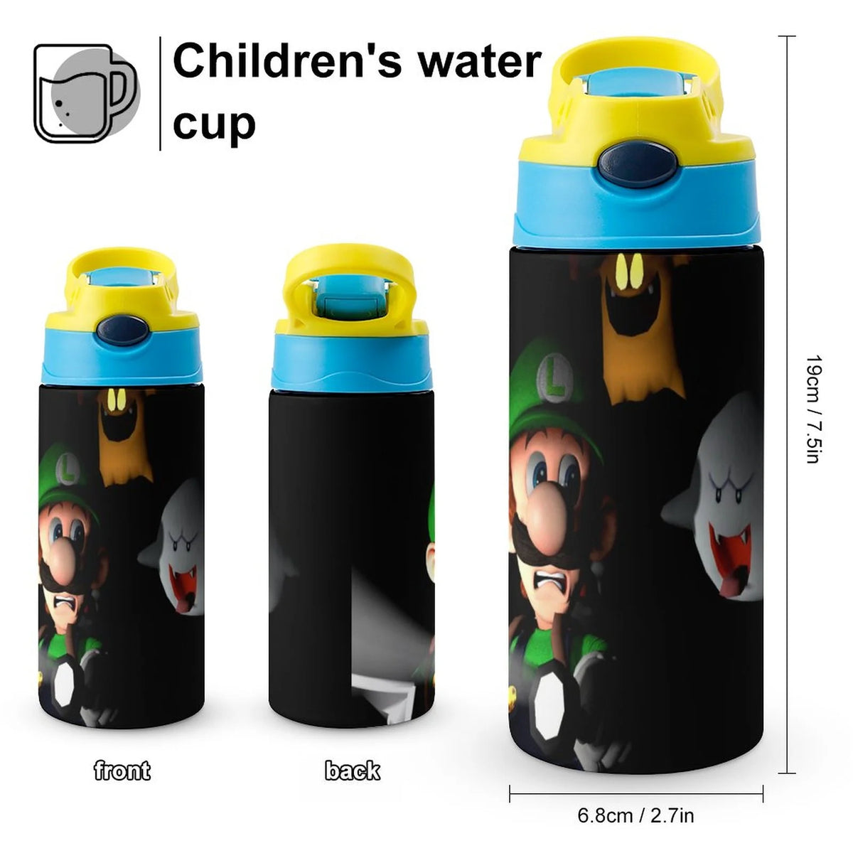Insulated Stainless Steel Water Bottle with Straw I911