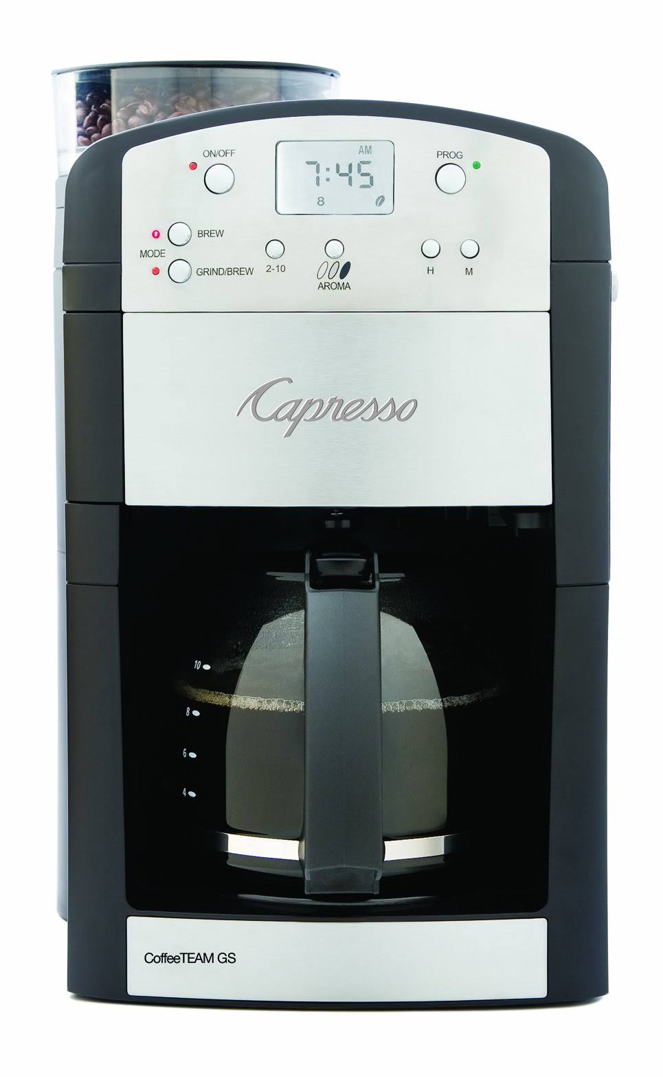 10-Cup Digital Coffeemaker with Conical Burr Grinder B5477