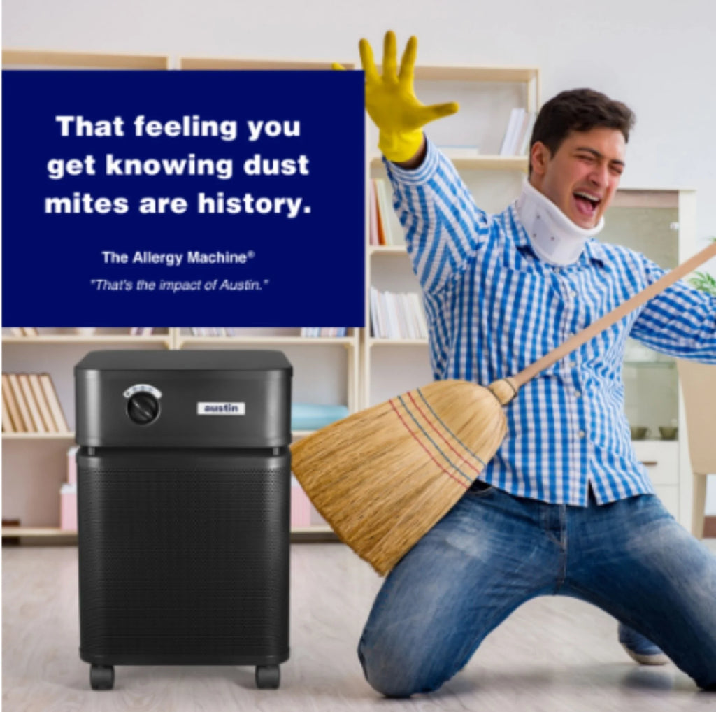 Black Air Purifier with Prefilter V646