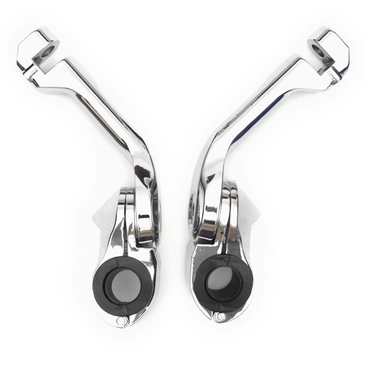 Chrome Angled Adjustable Highway Foot Peg Mounting Kit, 1 Pair Q92682