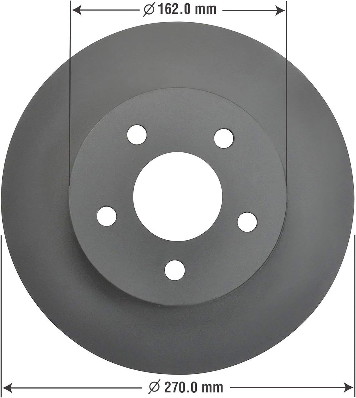 Rear Brake Rotor Pack of 2 S7258