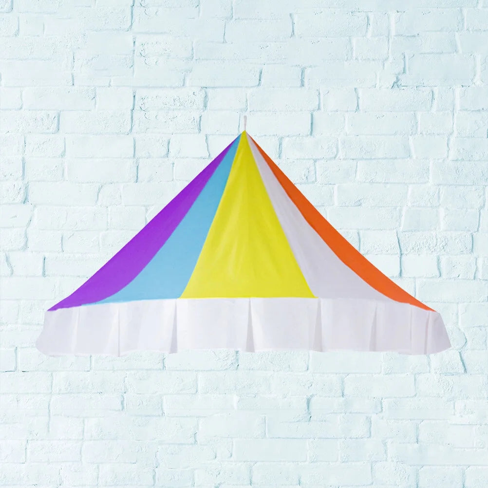 Rainbow Half-Round Dome Gauze Bed Canopy Tent L7458