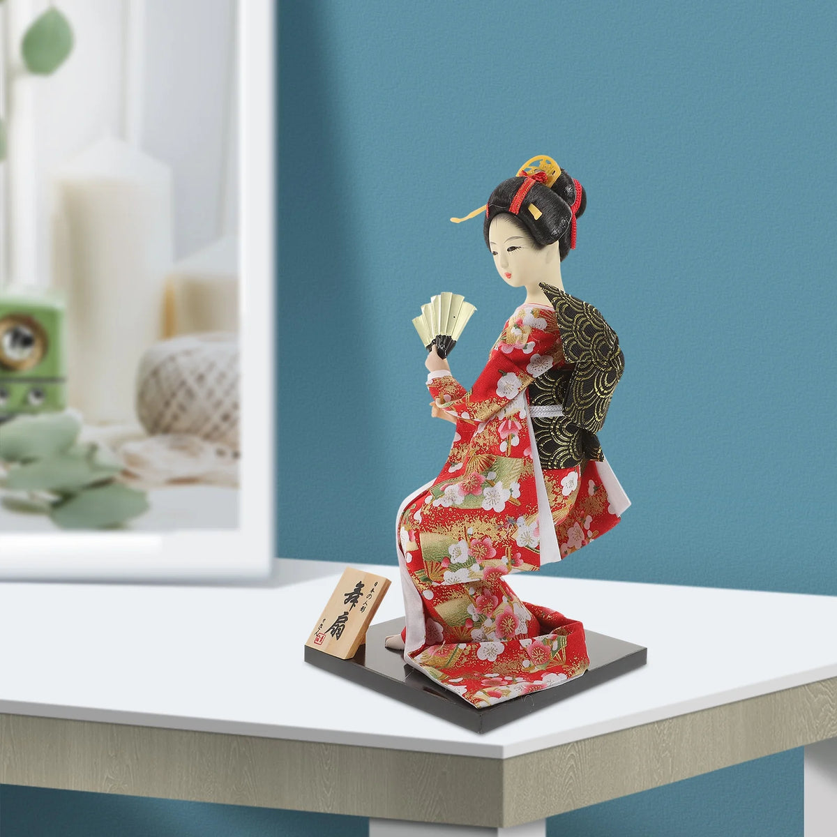 Vintage Japanese Geisha Tabletop Ornament Z788