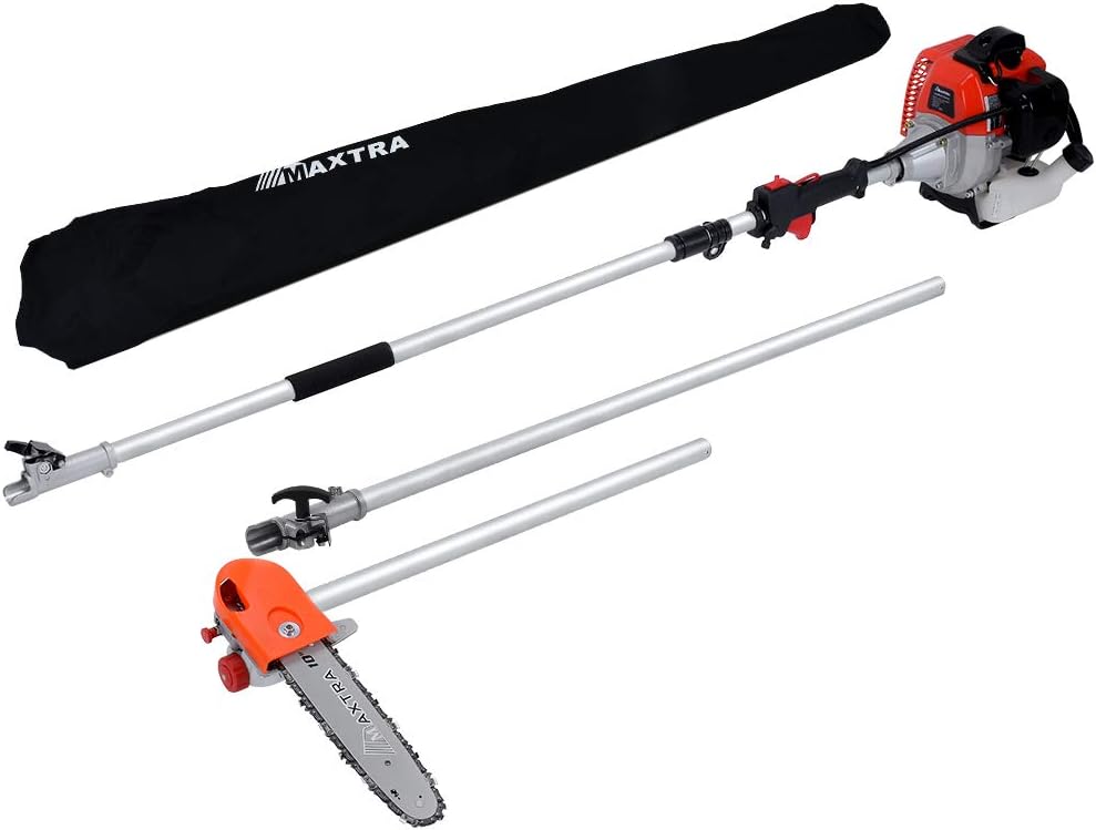 10 inch Gas Cordless Pole Saw with 3.6ft Extension S34625