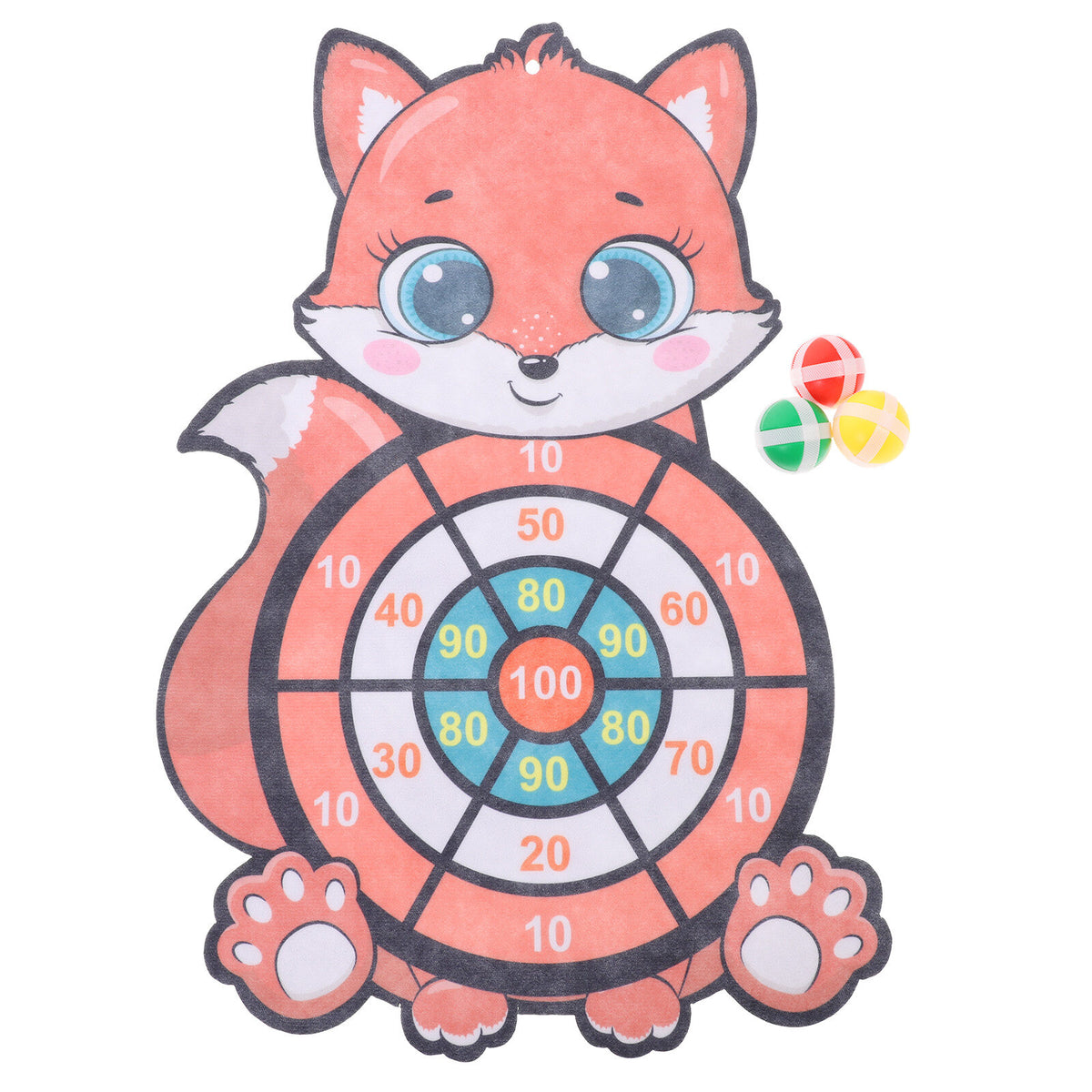 Sticky Dart Ball Toy Set with Dart Board Target V9105