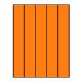 Fluorescent Orange Laser Label Sheet, Box of 100 T916