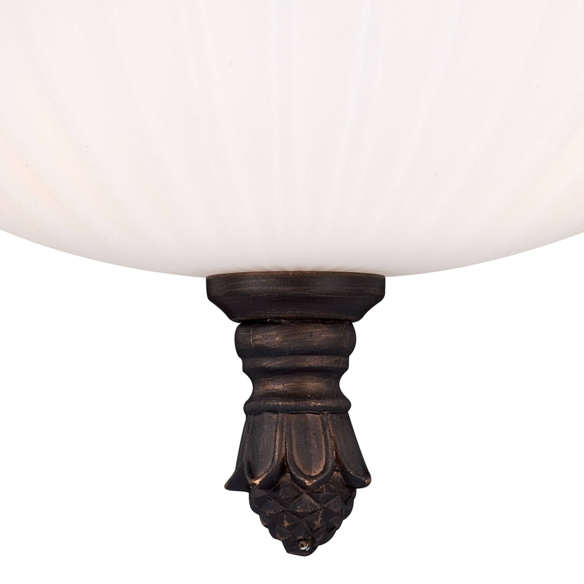 Three Light Semi-Flush Mount Venetian Bronze G121