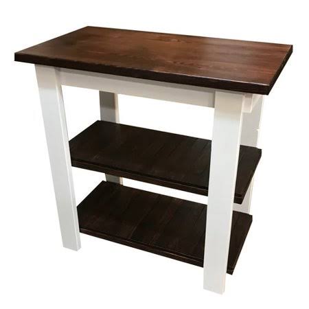 White Kitchen Island Z341643