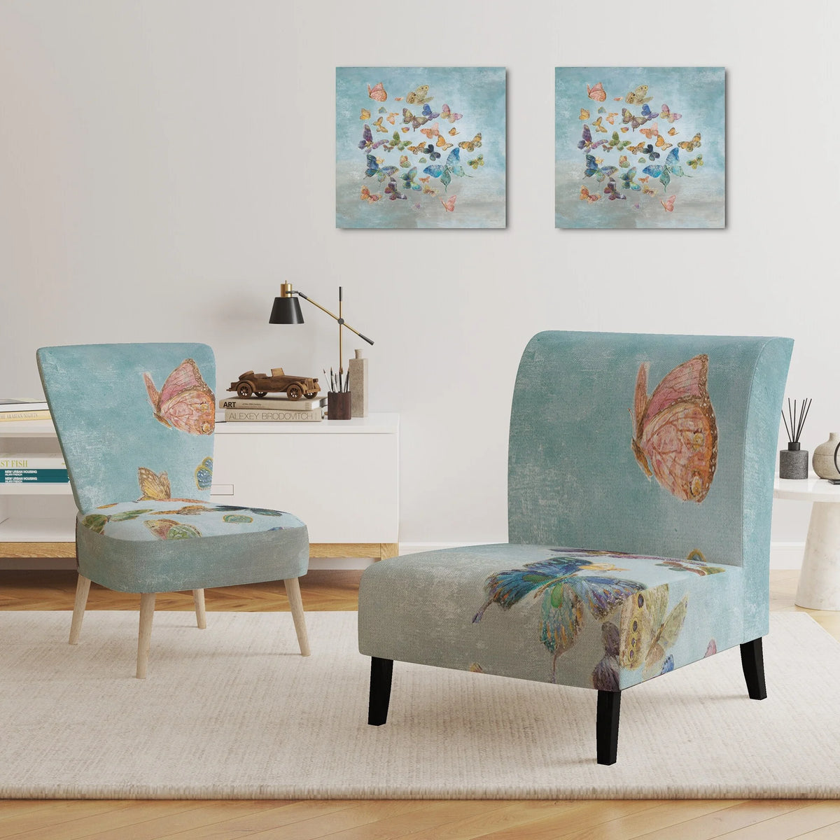 Upholstered Wildlife Accent Chair N425204