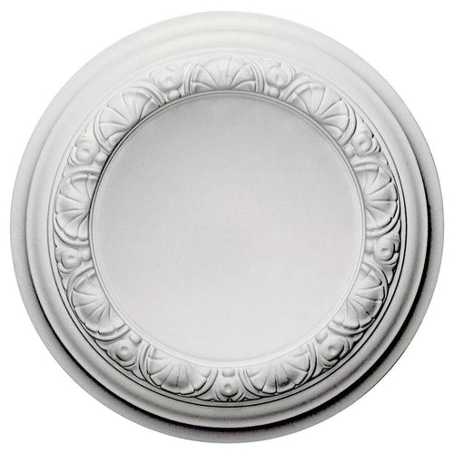 12 1/2x22OD x 1 1/2x22P Ceiling Medallion Platinum Finished D5930