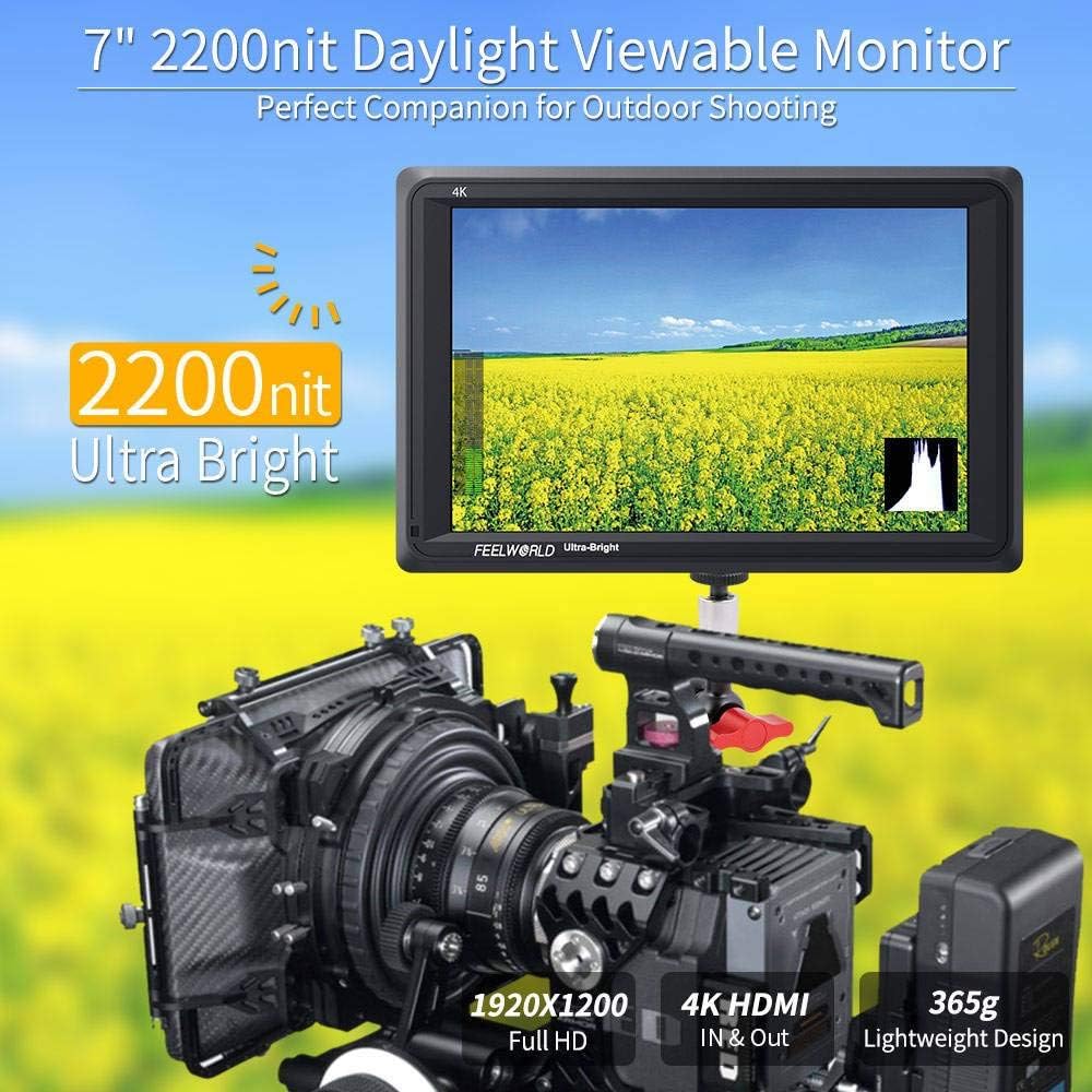 7 Inch 2200nit Ultra Bright DSLR Camera Field Monitor S214400