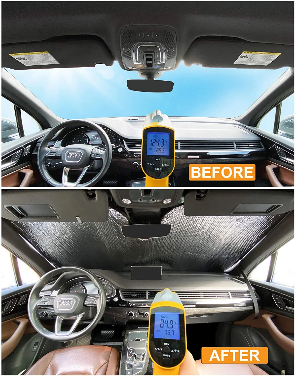 Front Windshield Sunshade for Jeep Renegade SUV F84831